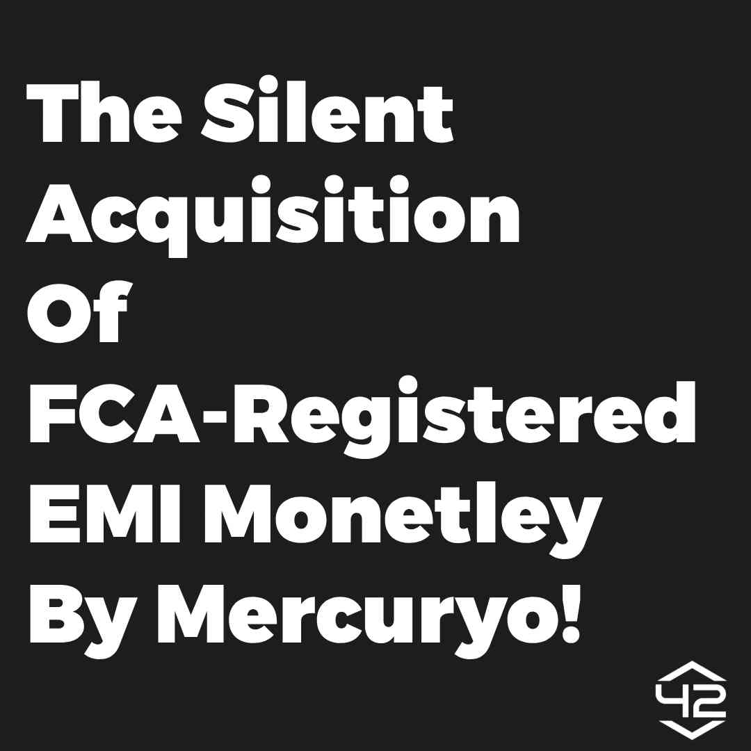 The Silent Acquisition Of FCA-Registered EMI Monetley By Mercuryo! |  RatEx42 Listings
