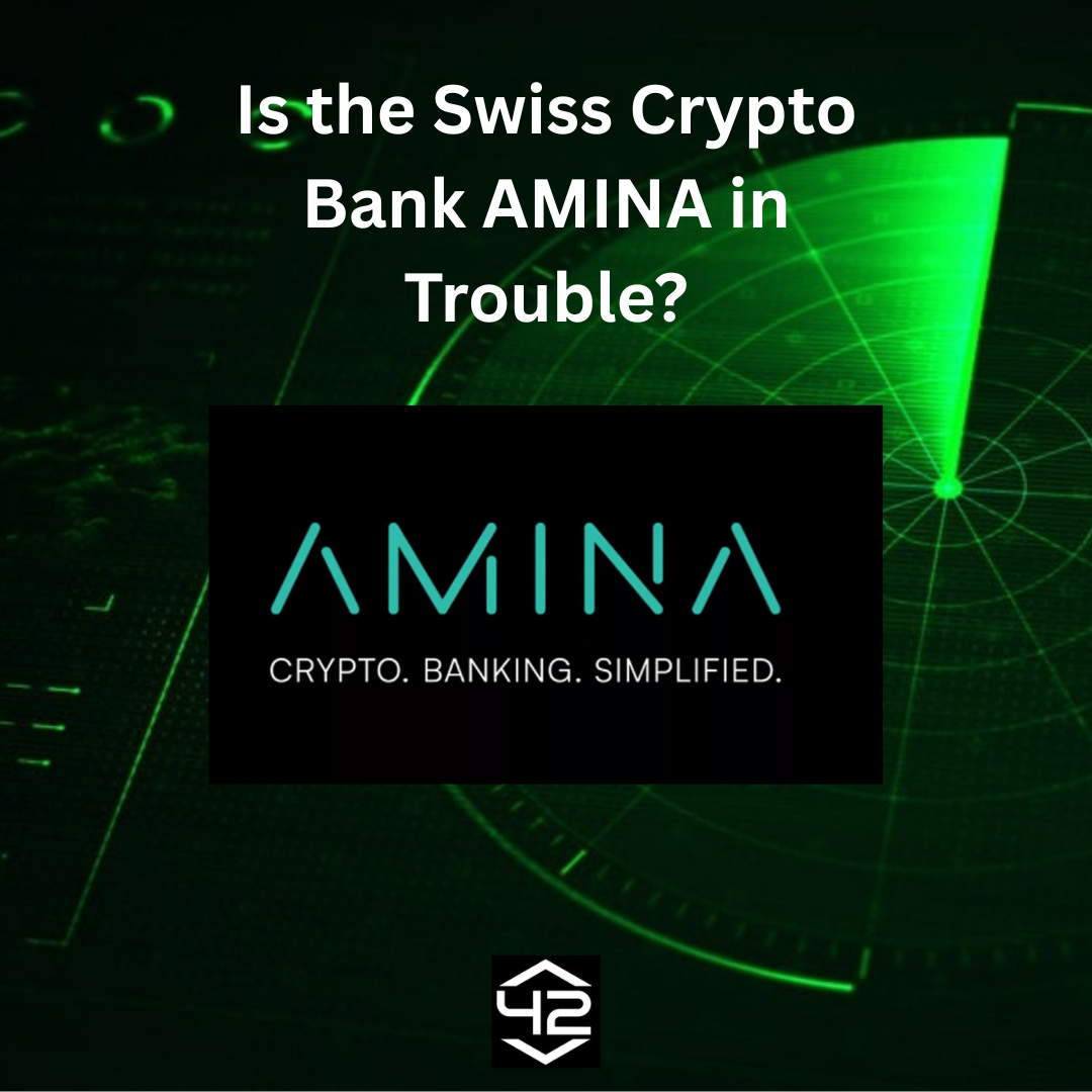 Is the Swiss Crypto Bank AMINA in Trouble? | RatEx42 Listings